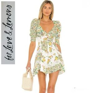 For Love And Lemons Floral White Dress
